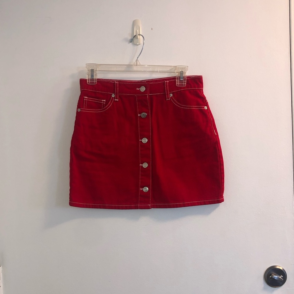 Forever 21 Red Skirt